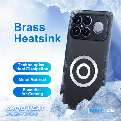 Graphene Brass Thermal Grease Cooling Frosted Magnetic Phone Case, For Redmi K90 Pro Max / Poco F8 Ultra, For Redmi K90 / Poco F8 Pro