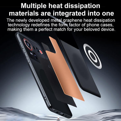 Graphene Brass Thermal Grease Cooling Frosted Magnetic Phone Case, For ZTE nubia Z8 Ultra, For ZTE nubia RedMagic 11 Pro / 11 Pro+, For ZTE nubia RedMagic 10 Air, For ZTE nubia RedMagic 10 Pro / 10 Pro+, For ZTE nubia RedMagic 9 Pro / 9 Pro+           ...