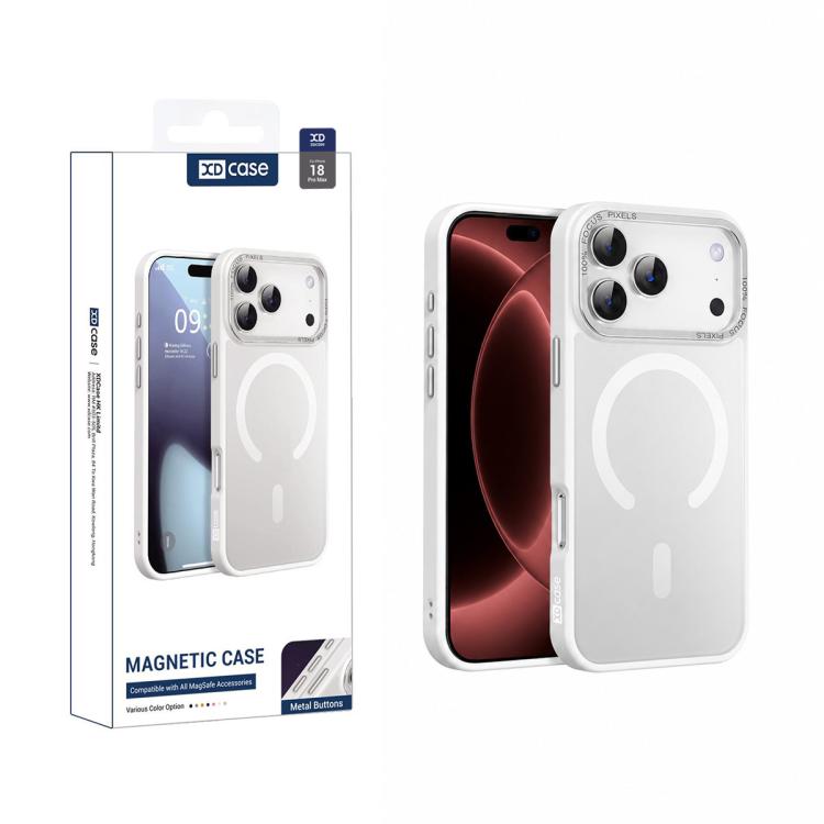 XDcase Metall-Linsenrahmen Handyhülle mit Skin-Feeling und Magnetverschluss, für iPhone 17 Pro Max, für iPhone 17 Pro, für iPhone 17