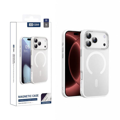 XDcase Metall-Linsenrahmen Handyhülle mit Skin-Feeling und Magnetverschluss, für iPhone 17 Pro Max, für iPhone 17 Pro, für iPhone 17