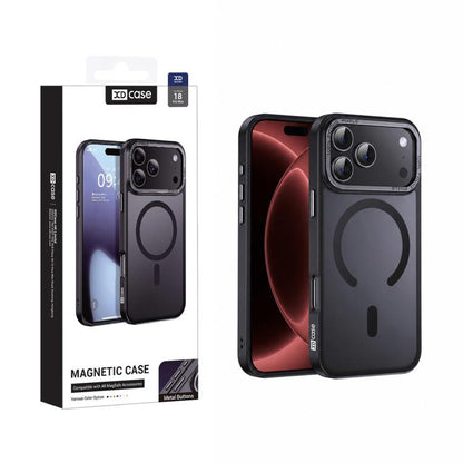 XDcase Metall-Linsenrahmen Handyhülle mit Skin-Feeling und Magnetverschluss, für iPhone 17 Pro Max, für iPhone 17 Pro, für iPhone 17