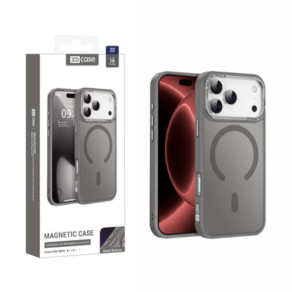 XDcase Metall-Linsenrahmen Handyhülle mit Skin-Feeling und Magnetverschluss, für iPhone 17 Pro Max, für iPhone 17 Pro, für iPhone 17
