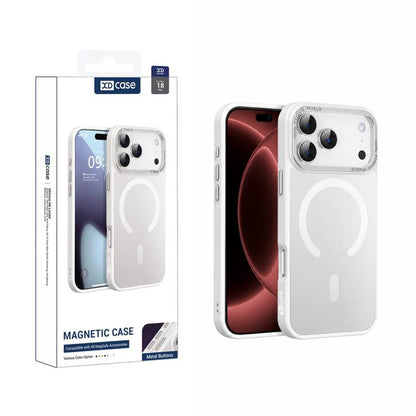 XDcase Metall-Linsenrahmen Handyhülle mit Skin-Feeling und Magnetverschluss, für iPhone 17 Pro Max, für iPhone 17 Pro, für iPhone 17