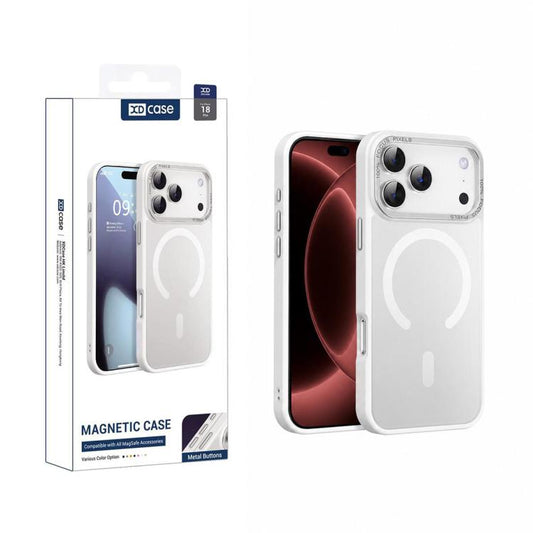XDcase Metal Lens Frame Skin Feel Magnetic Phone Case, For iPhone 18 Pro, For iPhone 18 Pro Max, For iPhone 17 Pro Max, For iPhone 17 Pro, For iPhone 17