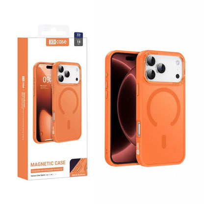 XDcase Metall-Linsenrahmen Handyhülle mit Skin-Feeling und Magnetverschluss, für iPhone 17 Pro Max, für iPhone 17 Pro, für iPhone 17
