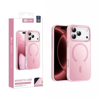 XDcase Metall-Linsenrahmen Handyhülle mit Skin-Feeling und Magnetverschluss, für iPhone 17 Pro Max, für iPhone 17 Pro, für iPhone 17