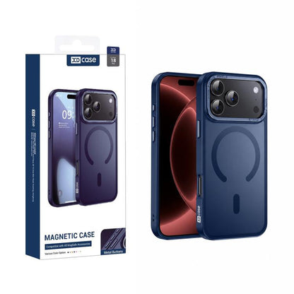 XDcase Metall-Linsenrahmen Handyhülle mit Skin-Feeling und Magnetverschluss, für iPhone 17 Pro Max, für iPhone 17 Pro, für iPhone 17