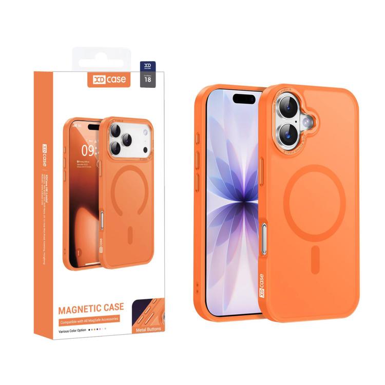 XDcase Metall-Linsenrahmen Handyhülle mit Skin-Feeling und Magnetverschluss, für iPhone 17 Pro Max, für iPhone 17 Pro, für iPhone 17