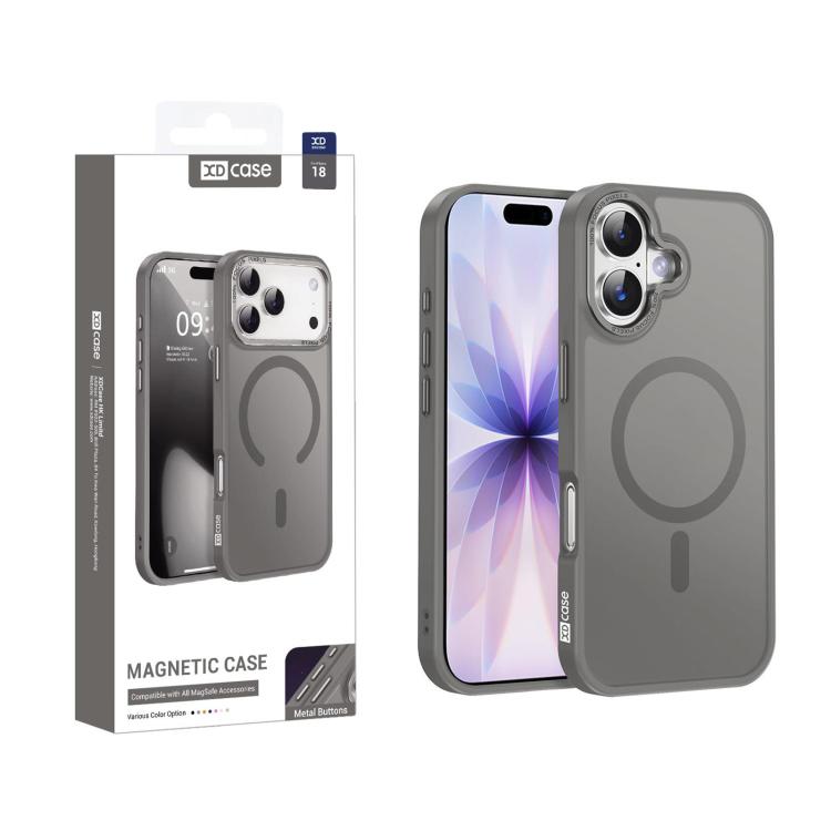 XDcase Metall-Linsenrahmen Handyhülle mit Skin-Feeling und Magnetverschluss, für iPhone 17 Pro Max, für iPhone 17 Pro, für iPhone 17