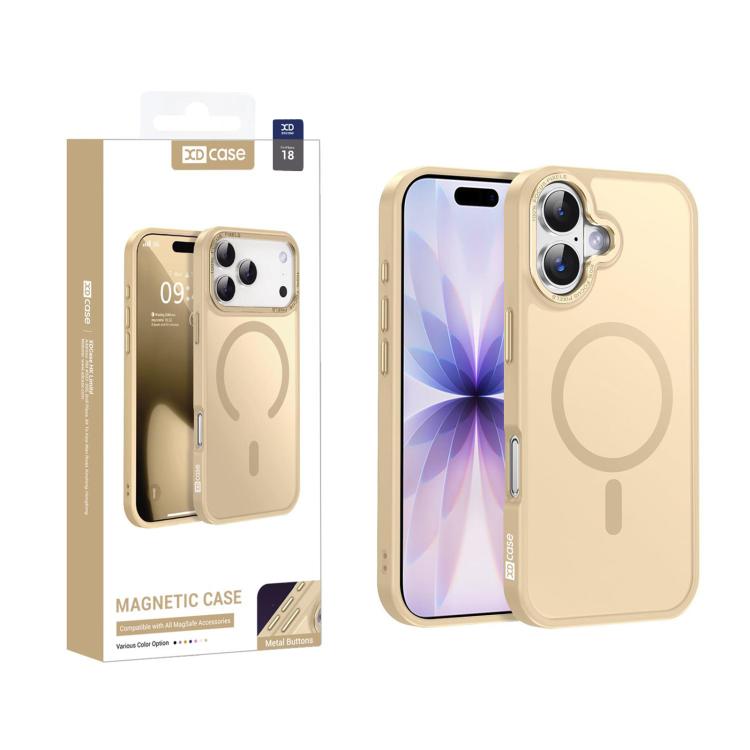 XDcase Metall-Linsenrahmen Handyhülle mit Skin-Feeling und Magnetverschluss, für iPhone 17 Pro Max, für iPhone 17 Pro, für iPhone 17