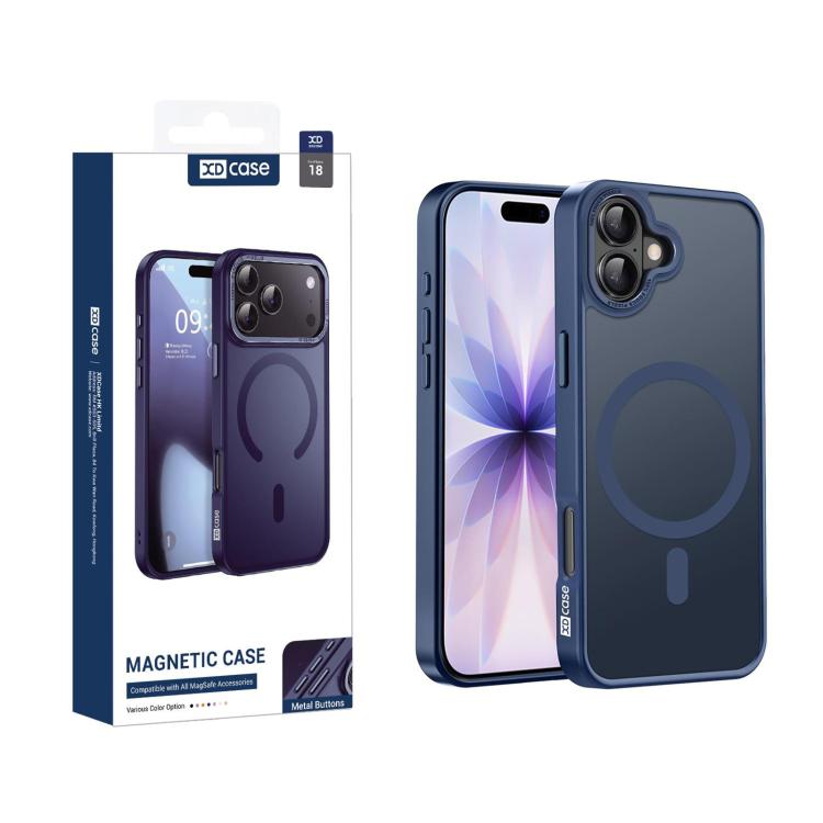 XDcase Metall-Linsenrahmen Handyhülle mit Skin-Feeling und Magnetverschluss, für iPhone 17 Pro Max, für iPhone 17 Pro, für iPhone 17