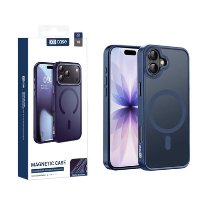 XDcase Metall-Linsenrahmen Handyhülle mit Skin-Feeling und Magnetverschluss, für iPhone 17 Pro Max, für iPhone 17 Pro, für iPhone 17