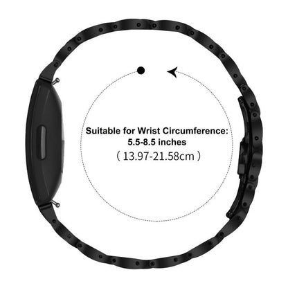 Slim Butterfly Buckle Metal Stainless Steel Watch Band, For Fitbit Inspire 3, For Fitbit Ace 3 / Ace 2 / Inspire 2