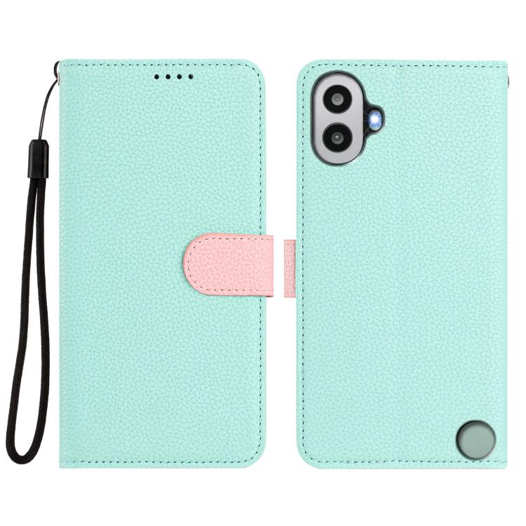 Detachable Litchi Texture Magnetic Vegan Leather Phone Case, For Nothing CMF Phone 1, For Nothing Phone 2a