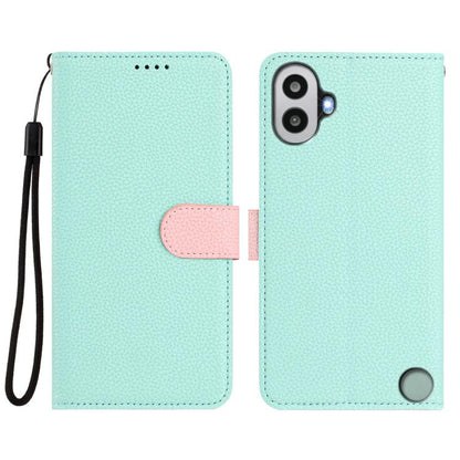 Detachable Litchi Texture Magnetic Vegan Leather Phone Case, For Nothing CMF Phone 1, For Nothing Phone 2a