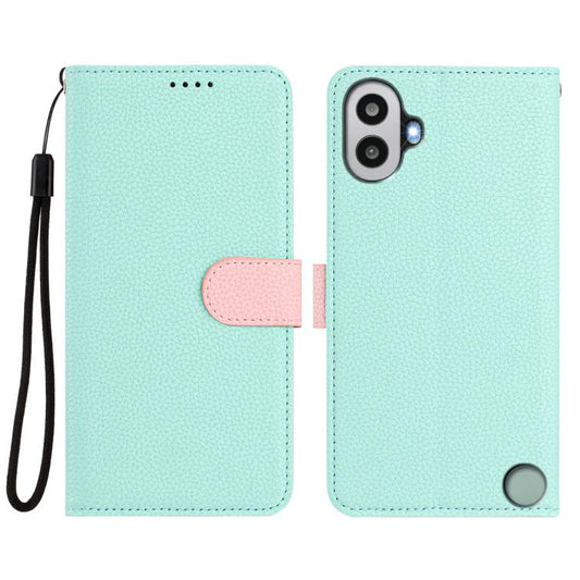 Detachable Litchi Texture Magnetic Vegan Leather Phone Case, For Nothing CMF Phone 1, For Nothing Phone 2a