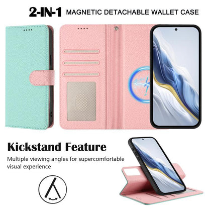 Detachable Litchi Texture Magnetic Vegan Leather Phone Case, For Nothing CMF Phone 1, For Nothing Phone 2a