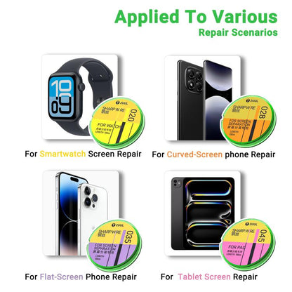 2UUL 5 in 1 GS Series 100m Special Steel Diamond Wire, 020, 028, 035, 045