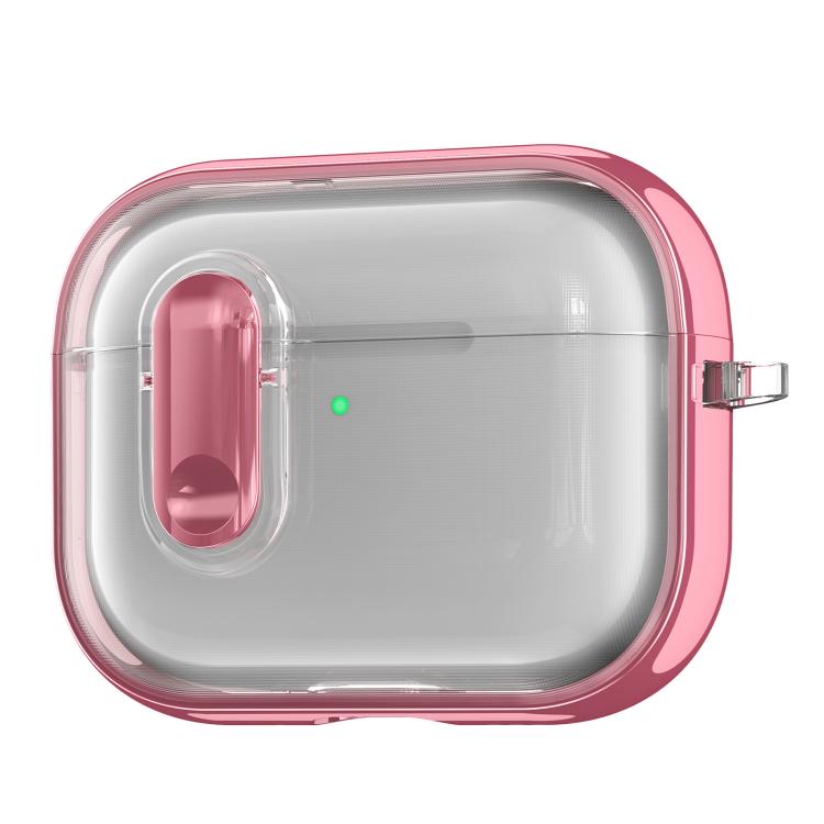 Clear Electroplating Wireless Earphones Case with Switch, For AirPods 5 / 4, For AirPods Pro 3, For AirPods Pro 2, For AirPods Pro