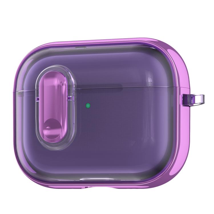 Clear Electroplating Wireless Earphones Case with Switch, For AirPods 5 / 4, For AirPods Pro 3, For AirPods Pro 2, For AirPods Pro