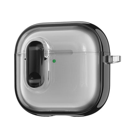 Clear Electroplating Wireless Earphones Case with Switch, For AirPods 5 / 4, For AirPods Pro 3, For AirPods Pro 2, For AirPods Pro