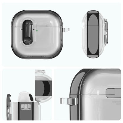 Clear Electroplating Wireless Earphones Case with Switch, For AirPods 5 / 4, For AirPods Pro 3, For AirPods Pro 2, For AirPods Pro