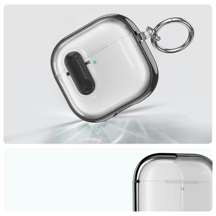Clear Electroplating Wireless Earphones Case with Switch, For AirPods 5 / 4, For AirPods Pro 3, For AirPods Pro 2, For AirPods Pro