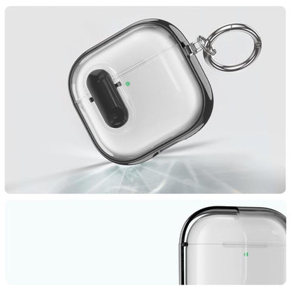 Clear Electroplating Wireless Earphones Case with Switch, For AirPods 5 / 4, For AirPods Pro 3, For AirPods Pro 2, For AirPods Pro