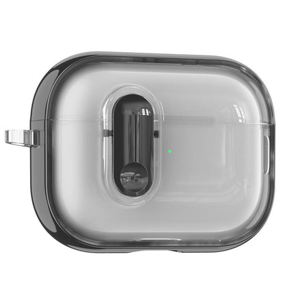 Clear Electroplating Wireless Earphones Case with Switch, For AirPods 5 / 4, For AirPods Pro 3, For AirPods Pro 2, For AirPods Pro