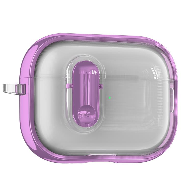 Clear Electroplating Wireless Earphones Case with Switch, For AirPods 5 / 4, For AirPods Pro 3, For AirPods Pro 2, For AirPods Pro