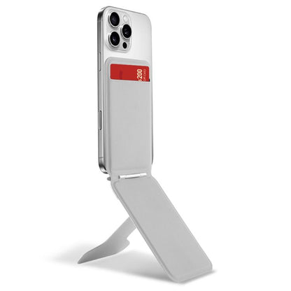 Do As You Wish I-Shaped Hinge Magnetic Phone Stand with Card Holder