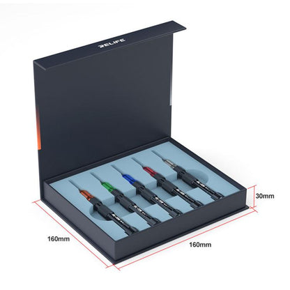 RELIFE RL-726A 5 in 1 Strong Magnetic 3D Torque Precision Screwdriver Set, RELIFE RL-726A
