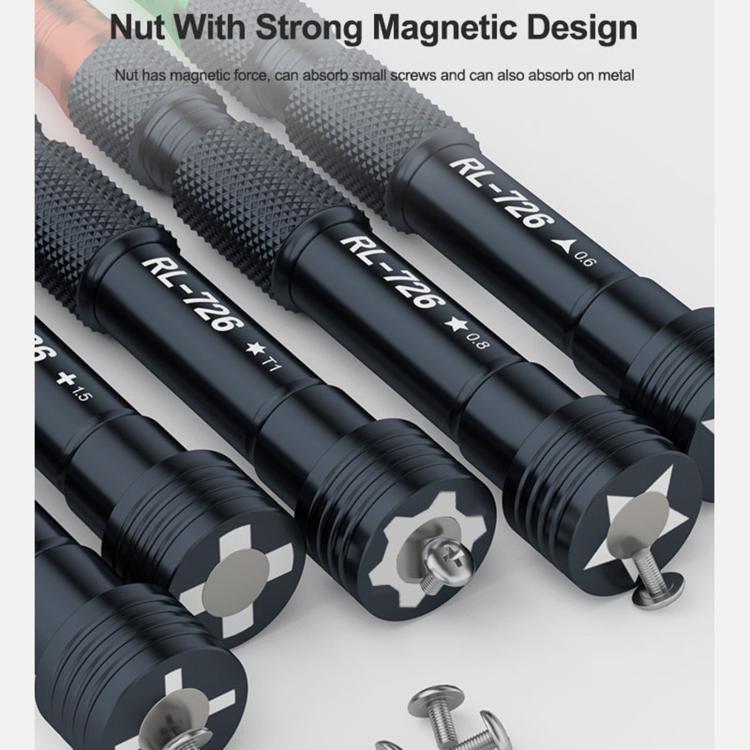 RELIFE RL-726A 5 in 1 Strong Magnetic 3D Torque Precision Screwdriver Set, RELIFE RL-726A