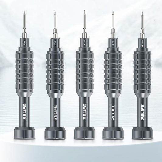 RELIFE RL-730A 5 in 1 Steel Cannon King Classic Series Aluminum Alloy Screwdriver Set, 5 in 1 Set