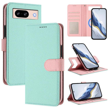 Detachable Litchi Texture Magnetic Side-Patch Vegan Leather Phone Case, For Google Pixel 10 Pro XL, For Google Pixel 10 / 10 Pro, For Google Pixel 9 Pro XL, For Google Pixel 9 / 9 Pro, For Google Pixel 8 Pro, For Google Pixel 8