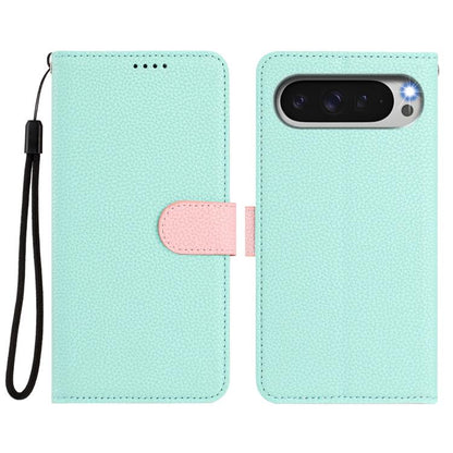 Detachable Litchi Texture Magnetic Side-Patch Vegan Leather Phone Case, For Google Pixel 10 Pro XL, For Google Pixel 10 / 10 Pro, For Google Pixel 9 Pro XL, For Google Pixel 9 / 9 Pro, For Google Pixel 8 Pro, For Google Pixel 8