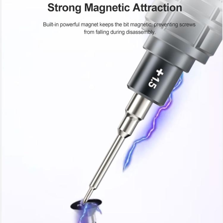 RELIFE RL-730 Steel Cannon King Classic Series Aluminum Alloy Screwdriver Set, Star 0.8, Phillips 1.5, Phillips 2.5, Y 0.6, Torx T1