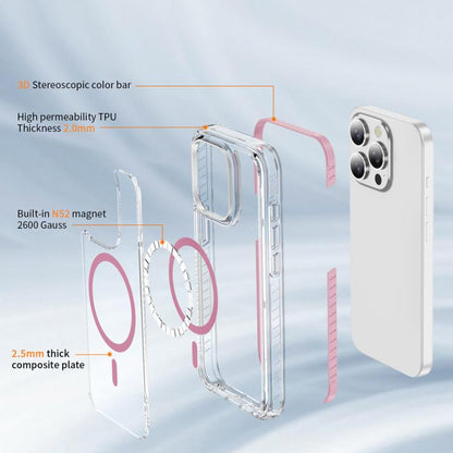 Crystal Shield Clear Magnetic Acrylic Hybrid TPU Phone Case, For iPhone 15 Pro, For iPhone 15 Plus, For iPhone 15, For iPhone 14 Plus, For iPhone 14 / 13, For iPhone 14 Pro, For iPhone 14 Pro Max, For iPhone 13 Pro Max, For iPhone 13 Pro               ...