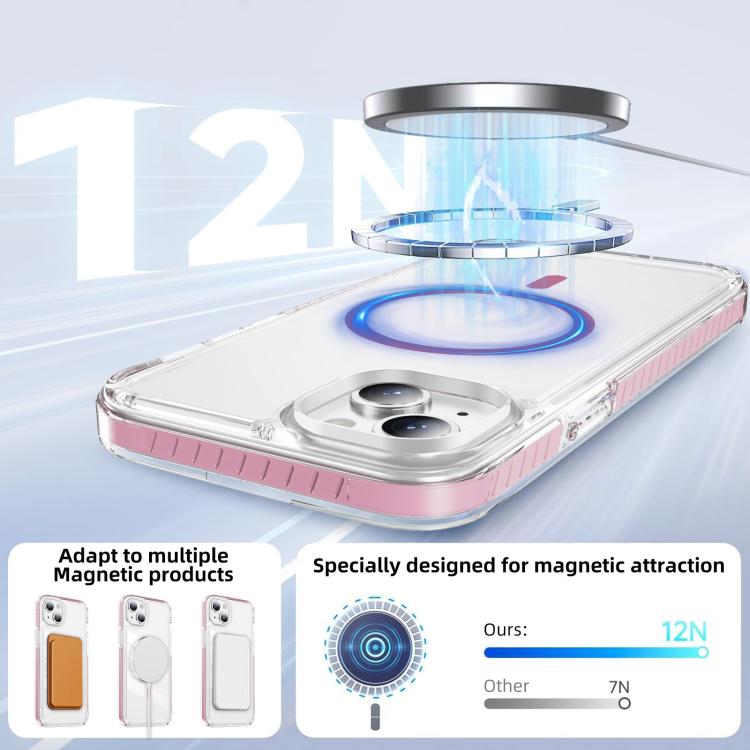Crystal Shield Clear Magnetic Acrylic Hybrid TPU Phone Case, For iPhone 15 Plus, For iPhone 15, For iPhone 14 Plus, For iPhone 14 / 13, For iPhone 14 Pro, For iPhone 14 Pro Max, For iPhone 13 Pro Max, For iPhone 13 Pro, For iPhone 12 / 12 Pro          ...