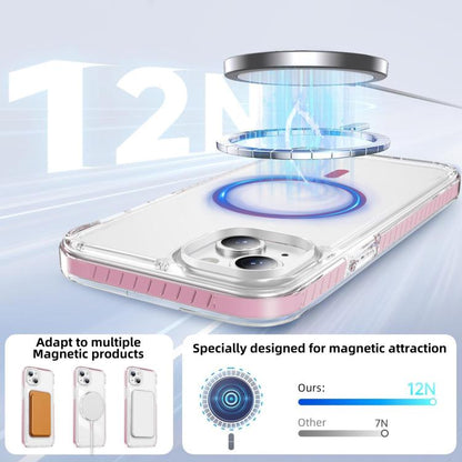 Crystal Shield Clear Magnetic Acrylic Hybrid TPU Phone Case, For iPhone 15 Plus, For iPhone 15, For iPhone 14 Plus, For iPhone 14 / 13, For iPhone 14 Pro, For iPhone 14 Pro Max, For iPhone 13 Pro Max, For iPhone 13 Pro, For iPhone 12 / 12 Pro          ...