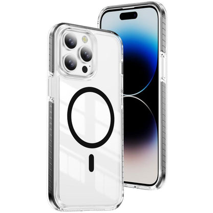 Crystal Shield Clear Magnetic Acrylic Hybrid TPU Phone Case, For iPhone 14 Plus, For iPhone 14 / 13, For iPhone 14 Pro, For iPhone 14 Pro Max, For iPhone 13 Pro Max, For iPhone 13 Pro, For iPhone 12 / 12 Pro, For iPhone 12 Pro Max