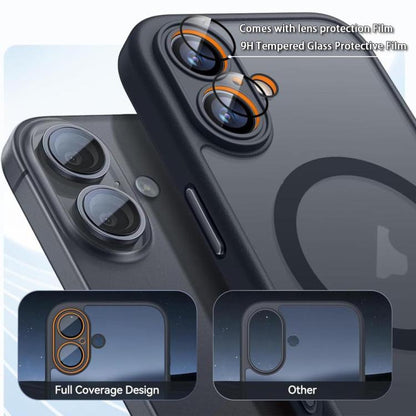 XDcase Skin Feel Magnetic Frosted Phone Case with Lens Film, For iPhone 17 Pro Max, For iPhone 17 Pro, For iPhone 17, For iPhone Air