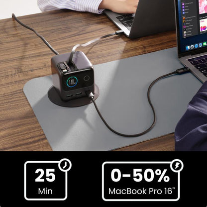 JOYROOM JR-TRD01 PODIX 140W 5-Port Desktop GaN Charger, US Plug, EU Plug, UK Plug