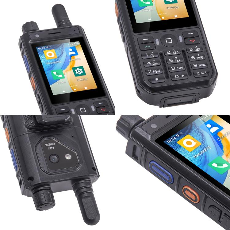 UNIWA F70 Walkie Talkie Rugged Phone, 2.4 inch Android 10 Unisoc 8541E Quad Core, Network: 4G, SOS, OTG, Support Google Play