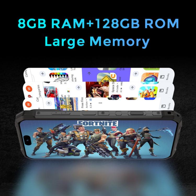 UNIWA F917 Rugged Phone, Night Vision, 8GB+128GB, 6.79 inch Android 14 MediaTek MT6769 Helio G85 Octa Core, Network: 4G, NFC, EU Plug, US Plug, UK Plug, AU Plug