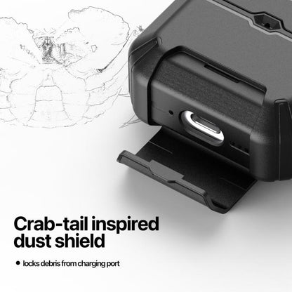 DUX DUCIS PECS Series Crab-tail Design Non-slip Shockproof Earphones Case, For AirPods 4, For AirPods Pro 3, For AirPods Pro 2