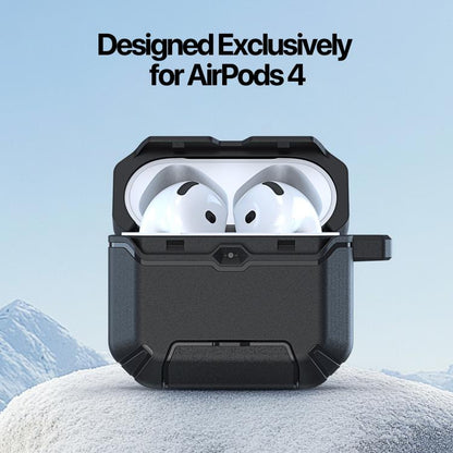 DUX DUCIS PECS Series Crab-tail Design Non-slip Shockproof Earphones Case, For AirPods 4, For AirPods Pro 3, For AirPods Pro 2