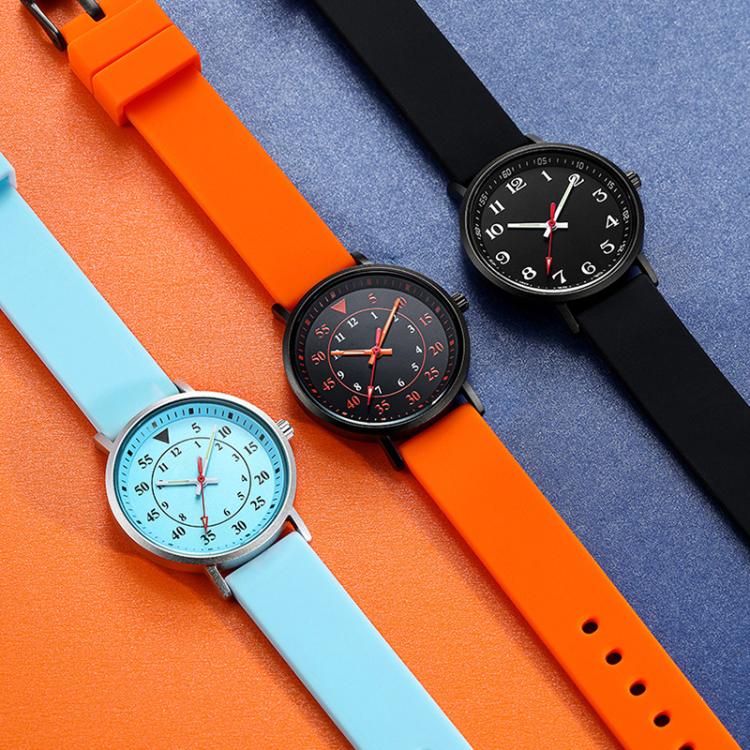 xDfind Stainless Steel Black Pin Buckle Solid Color Silicone Waterproof Watch Band, 20mm, 21mm, 22mm, 24mm