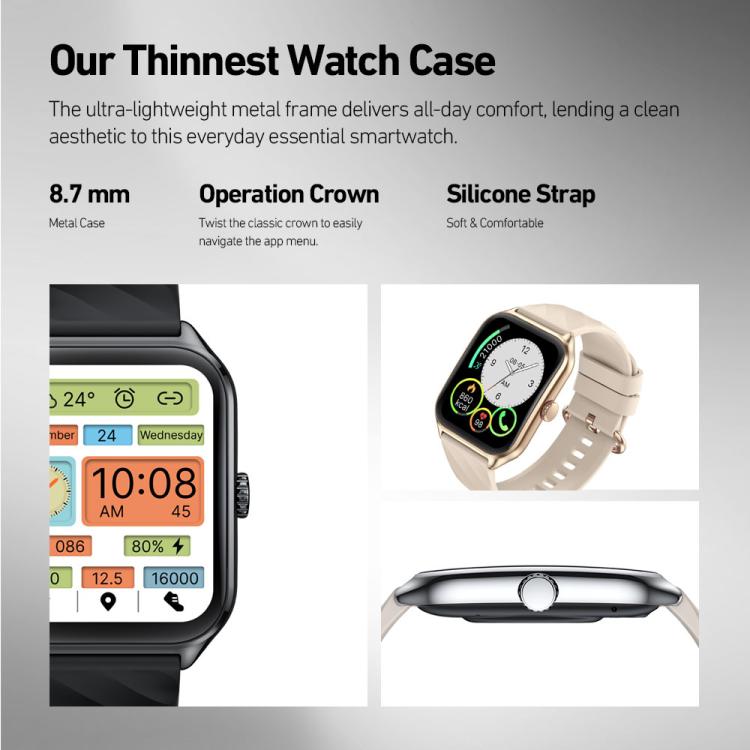 Montre Intelligente Zeblaze GTS 4 avec Écran AMOLED de 1,94 pouces, Étanchéité IP68, pour le Sport et le Fitness