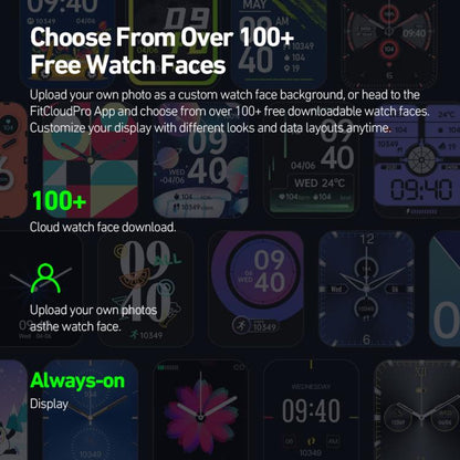 Zeblaze GTS 4 1.94 inch AMOLED Screen IP68 Waterproof Sports Fitness Smart Watch